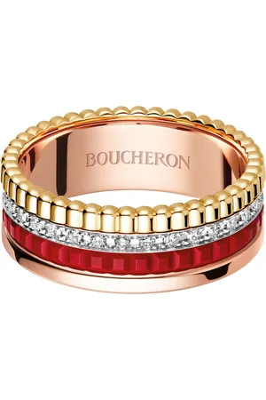 Boucheron Small Mixed Gold Quatre Ring