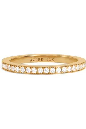 Azlee Yellow and Diamond Eternity Ring