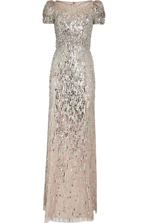Jenny Packham Sequin-Embellished Sun Gem Gown