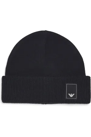 Emporio Armani Wool Logo-Patch Beanie