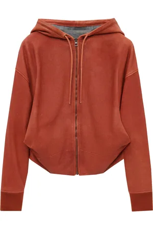 Loewe Leather Draped Hoodie