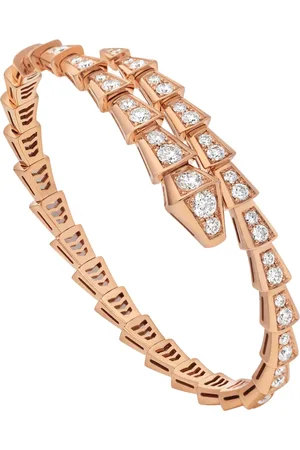 Bvlgari Large and Diamond Serpenti Viper Bracelet