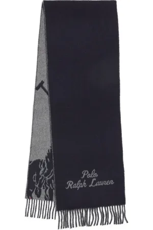 Ralph Lauren Jacquard Polo Pony Scarf