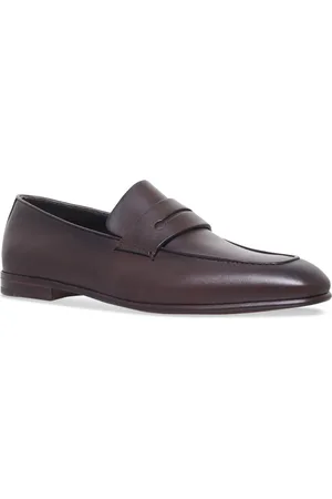 Ermenegildo Zegna Leather Asola Penny Loafers