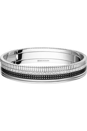 Boucheron White Gold and Diamond Quatre Classique Bangle