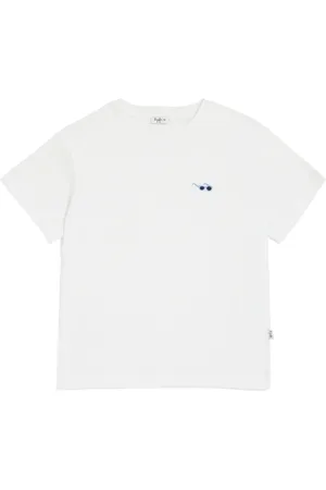 Il gufo Embroidered Sunglasses T-Shirt
