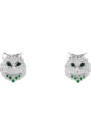 Boucheron Gold, Diamond and Tsavorite Animaux de Collection Wladimir The Cat Earrings