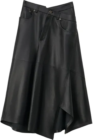 Loewe Cotton Asymmetric Midi Skirt
