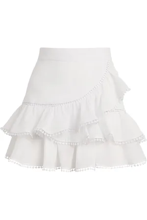 CHARO RUIZ IBIZA Ruffle-Trim Fera Mini Skirt