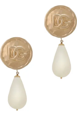 Dolce & Gabbana Dg Millennials Logo Drop Earrings