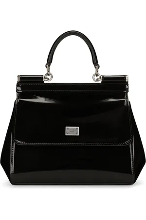 Dolce & Gabbana Leather Sicily Top-Handle Bag