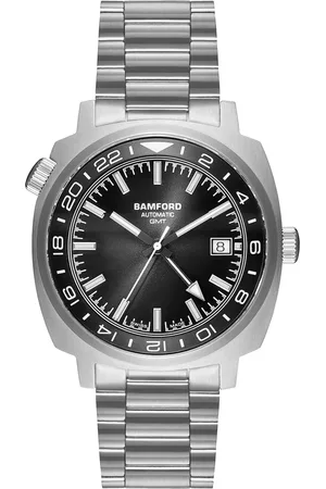 Bamford Stainless Steel Gmt Tie Watch