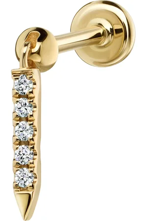 Maria Tash Diamond Eternity Bar Single Stud Earring