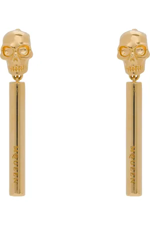 Alexander McQueen Skull Bar Earrings