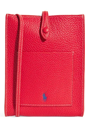 Ralph Lauren Leather Polo Play Pocket Cross-Body Bag