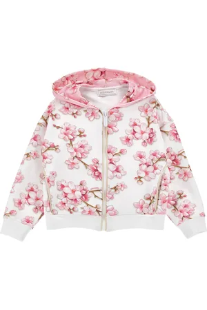 MONNALISA Floral Print Hoodie