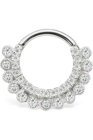 Maria Tash Gold and Diamond Apsara Hoop Earring