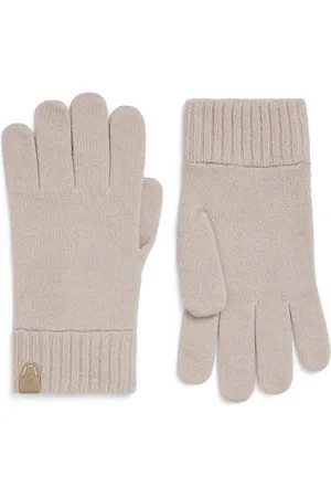 BRIONI Cashmere Leather-Detail Gloves