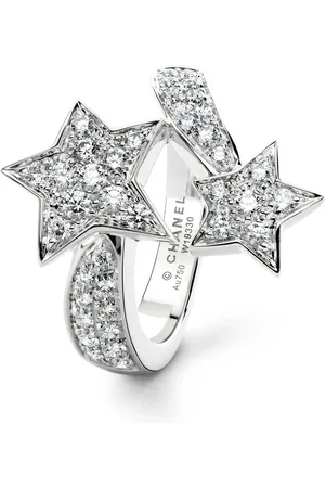 CHANEL White Gold And Diamond Comète Ring