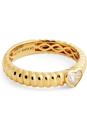 Anita Yellow and Diamond Zoe Ring