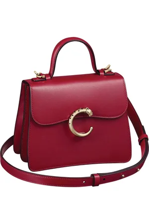 Cartier Leather Mini Panthère De Top-Handle Bag