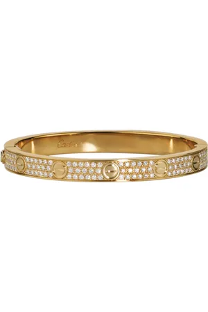 Cartier Love Classic Yellow Diamond-Paved Bracelet