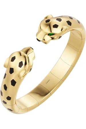 Cartier Yellow , Tsavorite Garnet and Onyx Panthère de Bangle