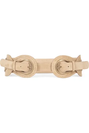 The Kooples Suede Double-Buckle Belt