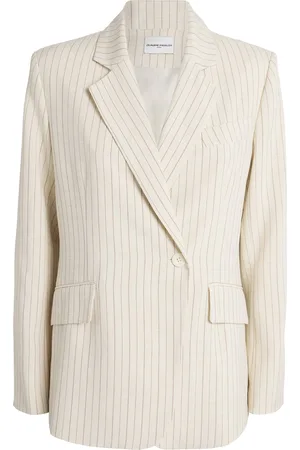 Claudie Pierlot Striped Single-Breasted Blazer