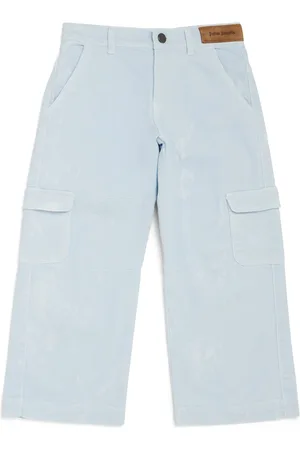 Palm Angels Marble-Effect Cargo Jeans