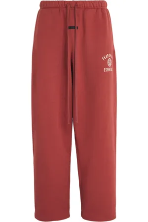FEAR OF GOD University Crest Logo Open-Cuff Sweatpants