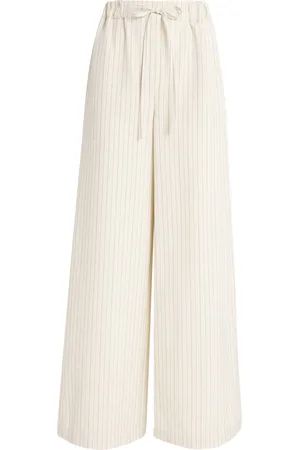 Claudie Pierlot Striped Drawstring Tailored Trousers
