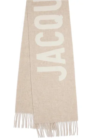 Jacquemus Virgin Wool Logo Scarf