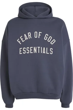 FEAR OF GOD Cotton-Blend Logo Print Hoodie