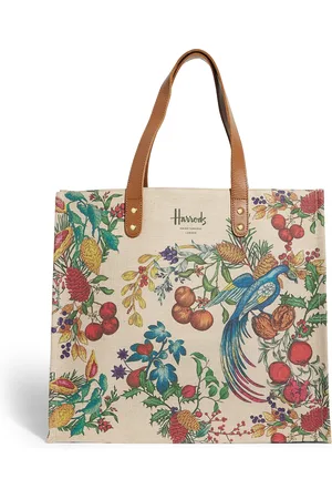 HARRODS The Great Feast Jacquard Shopper Bag
