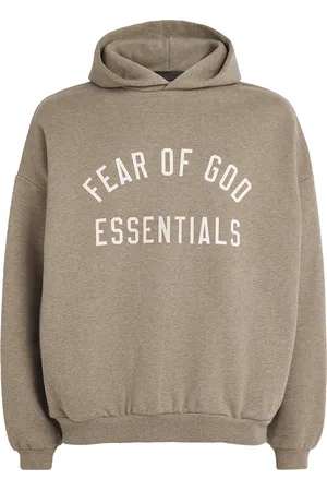 FEAR OF GOD Cotton-Blend Logo Print Hoodie