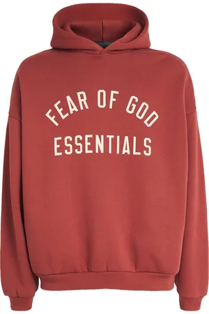 FEAR OF GOD Cotton-Blend Logo Print Hoodie