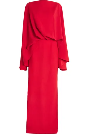 ‎Taller Marmo‎ Crepe Cady Draped Eolia Gown