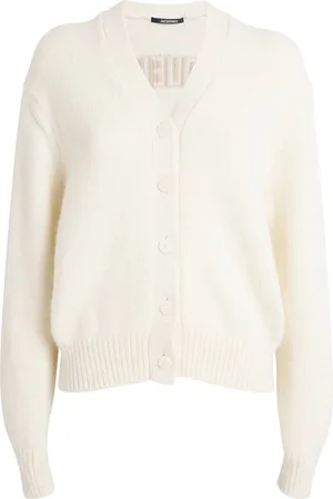 Jacquemus Alpaca-Blend Jacquard Monogram Cardigan
