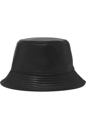Alexander McQueen Lamb Leather Bucket Hat