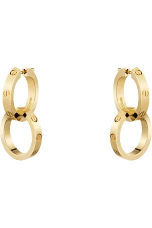 Cartier Yellow Love Double Hoop Earrings