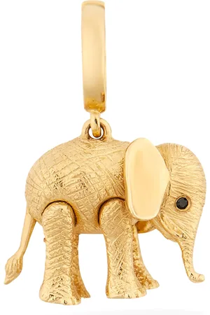 ANNOUSHKA Yellow and Diamond Baby Elephant Charm