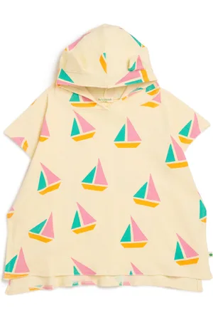 THE BONNIE MOB Organic Cotton Boat Print Robe