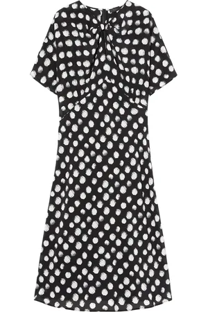 Persona by Marina Rinaldi Cotton Polka-Dot Midi Dress