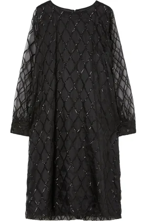 Persona by Marina Rinaldi Silk Embellished Midi Dress
