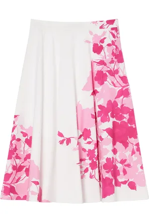 Persona by Marina Rinaldi Cotton Lecito Midi Skirt