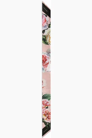 Dolce & Gabbana Silk Roses and Peonies Foulard