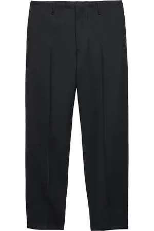 Prada Wool Slim Tailored Trousers