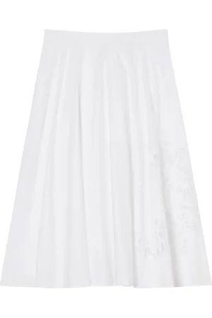 Persona by Marina Rinaldi Cotton Cremona Midi Skirt
