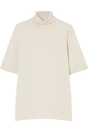 Persona by Marina Rinaldi Cashmere Romolo Short-Sleeve Sweater